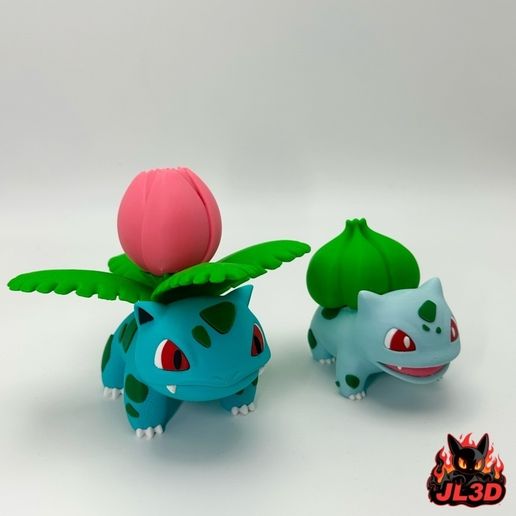 0002 妙蛙草フシギソウIvysaur - Cults3D 3D Model | 3Drop
